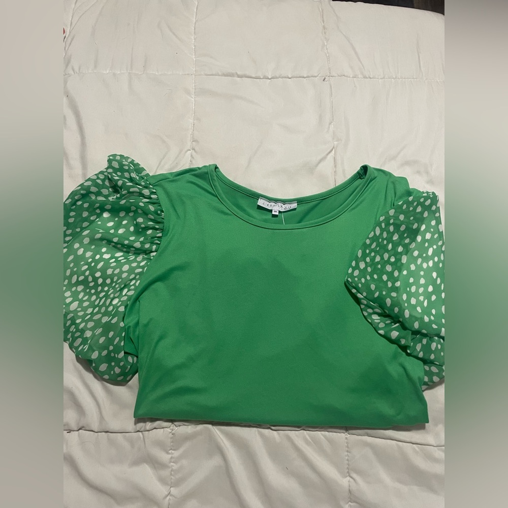 Green Blouse/Shirt